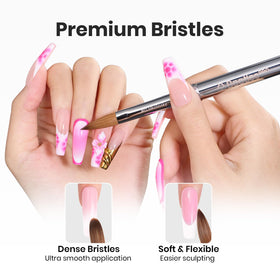 beetles Gel Polish Acrylic Nail Brush in exquisite packaging
