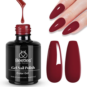 beetles Gel Polish Antique Ruby 15ML bottle front view
