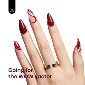 beetles Gel Polish Antique Ruby nail art design