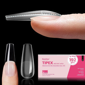 beetles Gel Polish Apex Nail Tips Long Coffin 192pcs front view