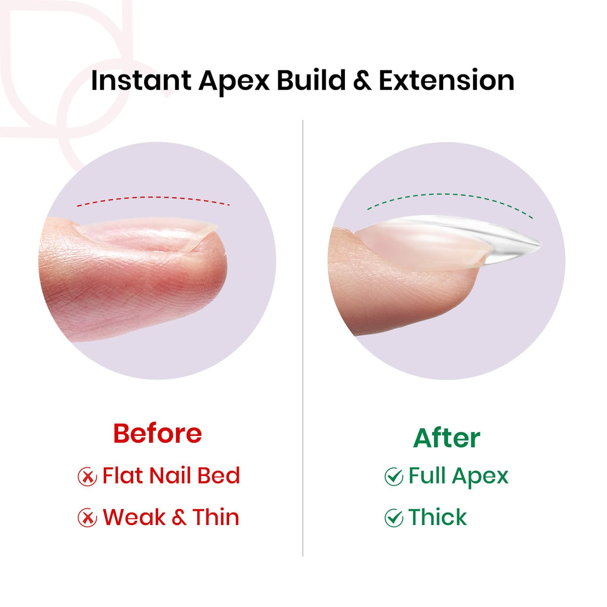 beetles Gel Polish Apex Nail Tips showing various sizes