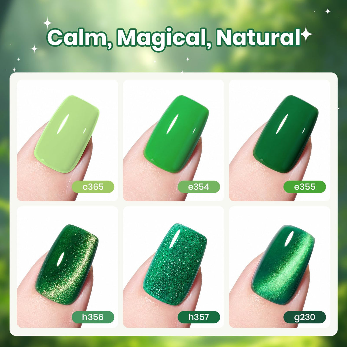 beetles Gel Polish application of forest green gel polish