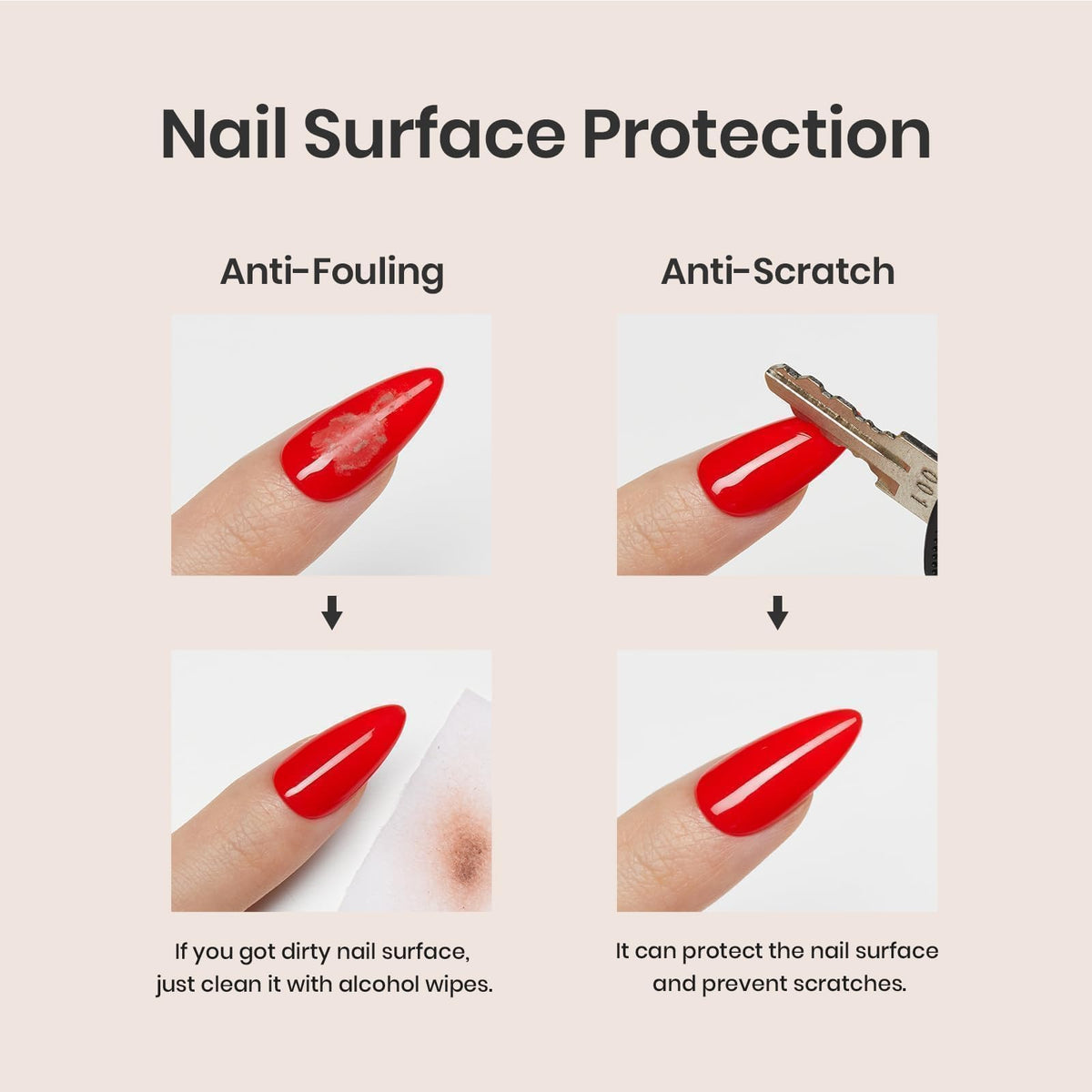 beetles Gel Polish application on nails