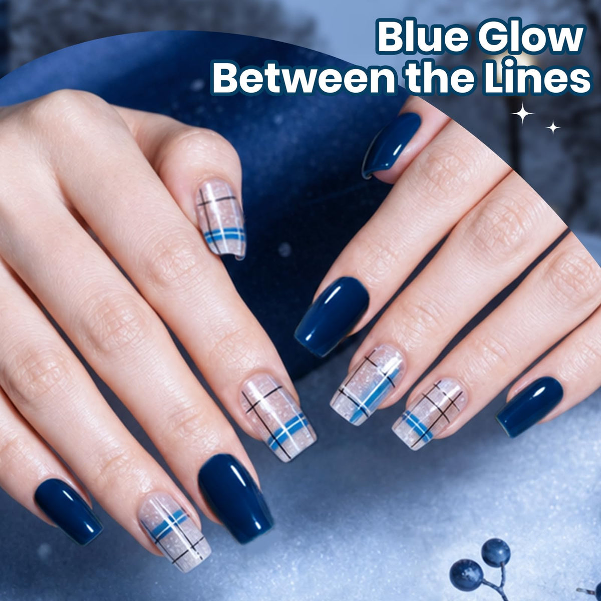 beetles Gel Polish application on nails with glitter finish