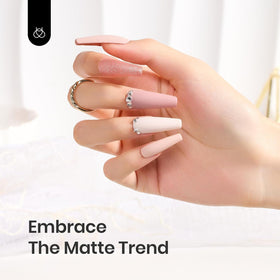 beetles Gel Polish application on nails with lamp