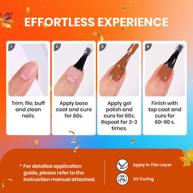 beetles Gel Polish application process under UV light