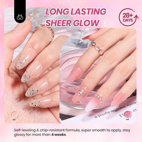 beetles Gel Polish application process with UV lamp