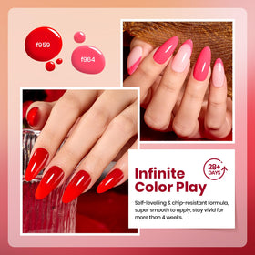 beetles Gel Polish application process with UV lamp
