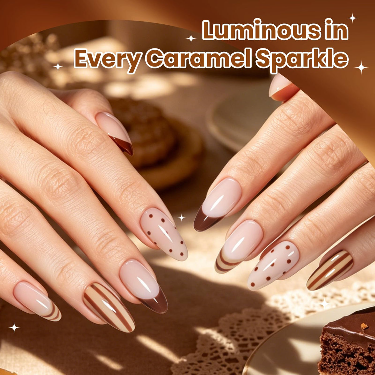 beetles Gel Polish application process with UV lamp