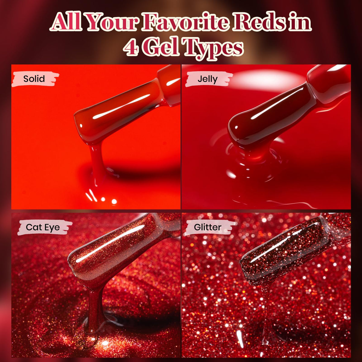 beetles Gel Polish application process with UV lamp