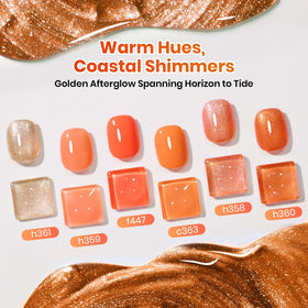 beetles Gel Polish application process with UV lamp