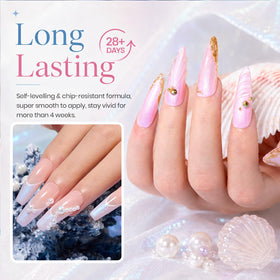 beetles Gel Polish application process with UV LED light