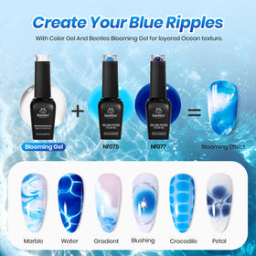 beetles Gel Polish application under UV lamp