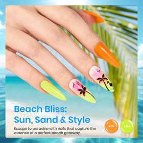 beetles Gel Polish application with smooth texture on nails