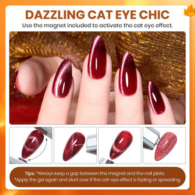 beetles Gel Polish Autumn Aura Set showing glossy finish