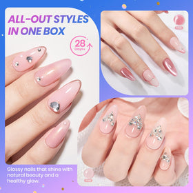beetles Gel Polish base and top coat included in the set