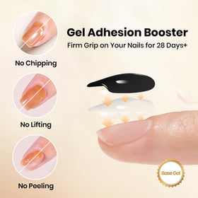 beetles Gel Polish Base and Top Coat Set with UV lamp