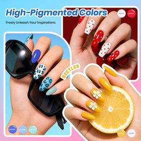 beetles Gel Polish Base Coat and Top Coats included