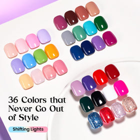 beetles Gel Polish base coat and top coats with nail tools