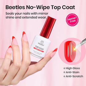 beetles Gel Polish base coat application on nails