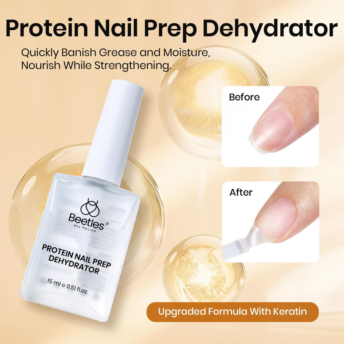 beetles Gel Polish Base Gel 15ml bottle