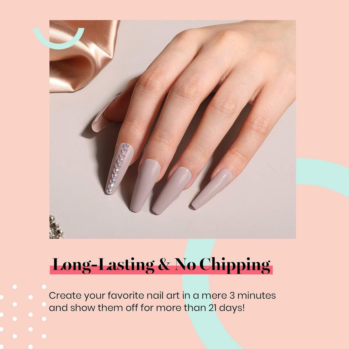 beetles Gel Polish Beige Gel Nail Polish in a nail art setup