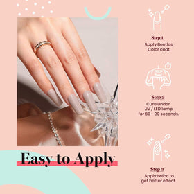 beetles Gel Polish Beige Gel Nail Polish packaging
