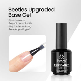 beetles Gel Polish black gel polish application