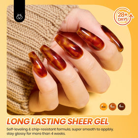 beetles Gel Polish blooming gel bottle close-up