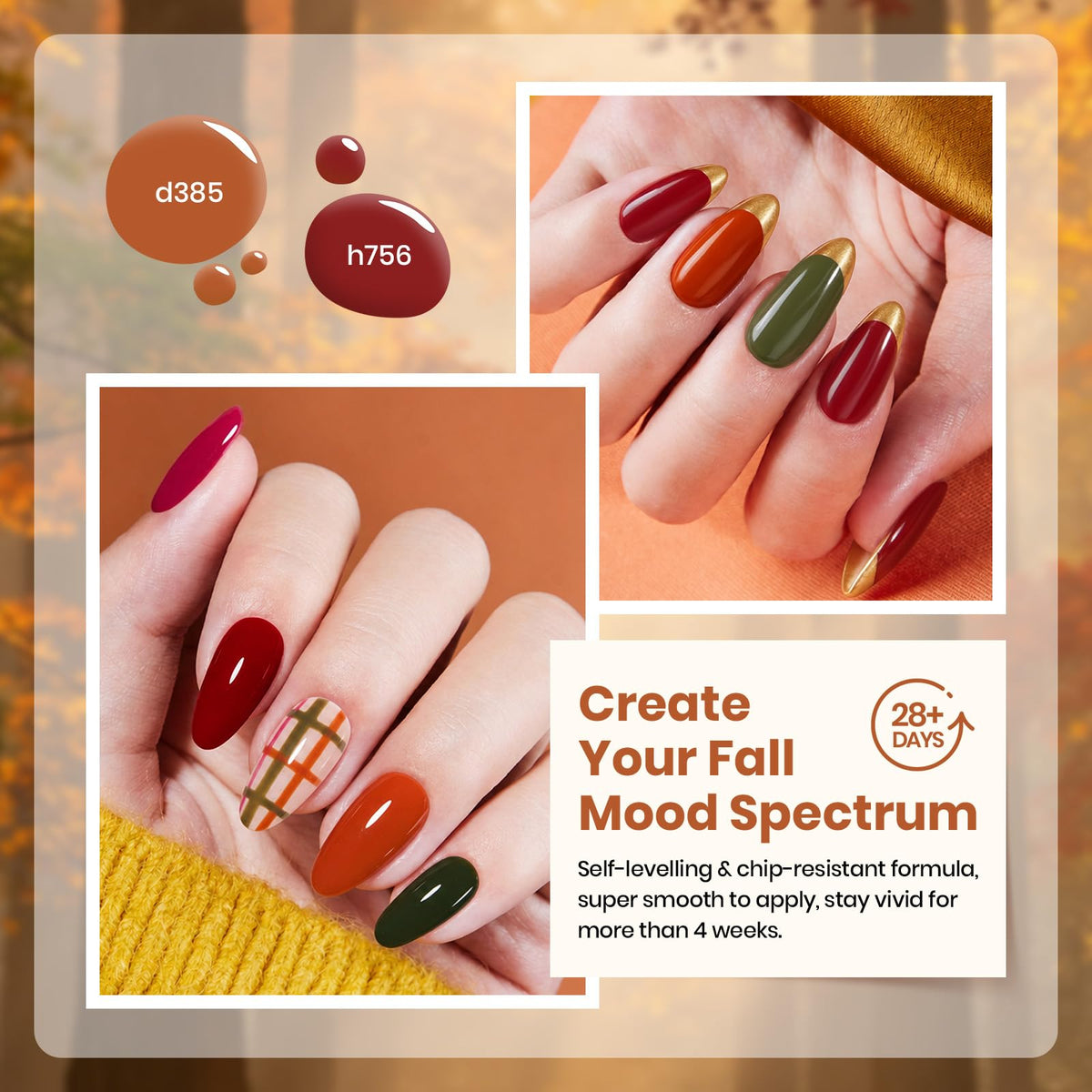 beetles Gel Polish bottle in burgundy shade from Fall Collection
