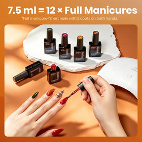 beetles Gel Polish bottle in glitter black shade from Fall Collection