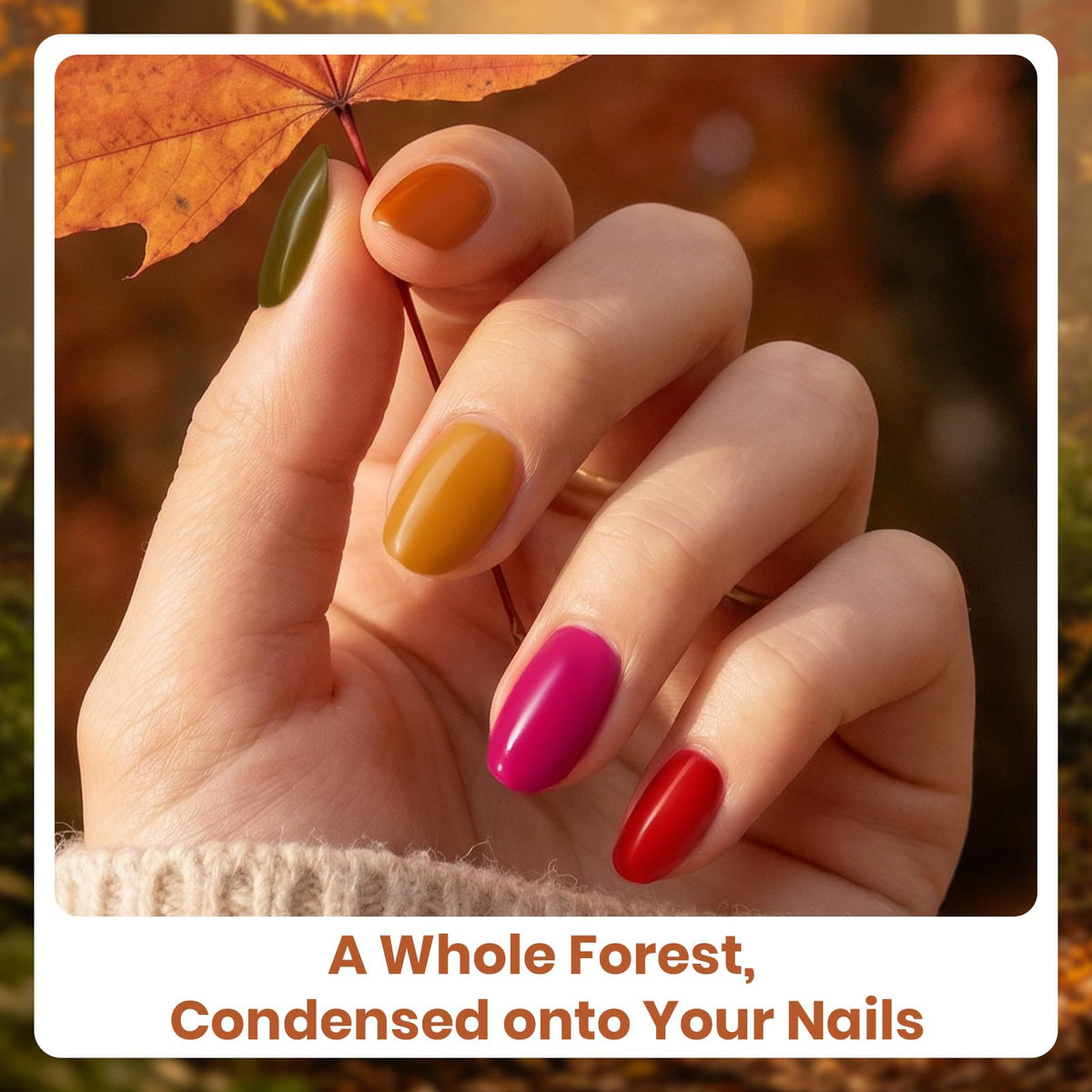 beetles Gel Polish bottle in red shade from Fall Collection