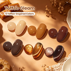 beetles Gel Polish Brown Gel Polish Set with toffee-inspired shades