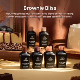 beetles Gel Polish Brownie Bliss nail art design using brown gel polish