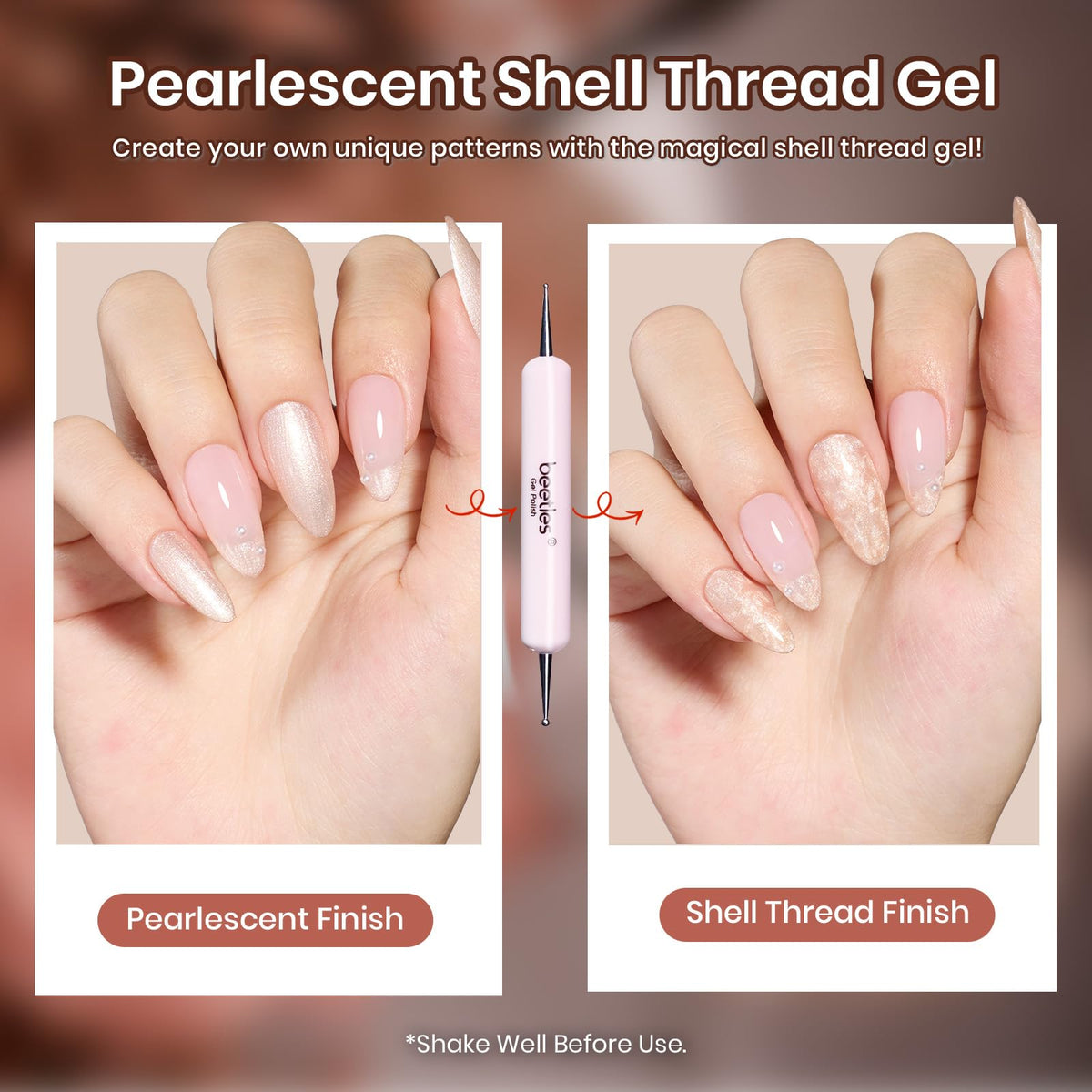 beetles Gel Polish Brownie Bliss packaging with six gel polish bottles