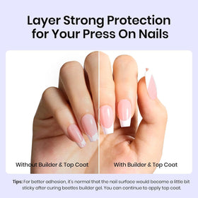 beetles Gel Polish Builder Gel application on nails
