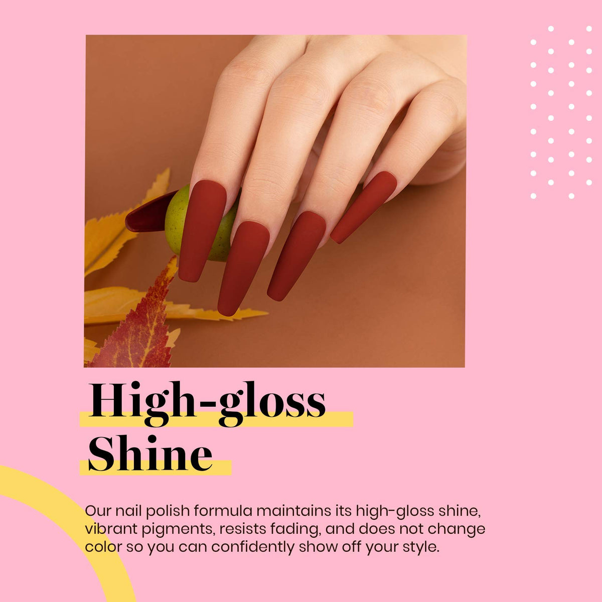 beetles Gel Polish Burgundy Gel Nail Polish packaging