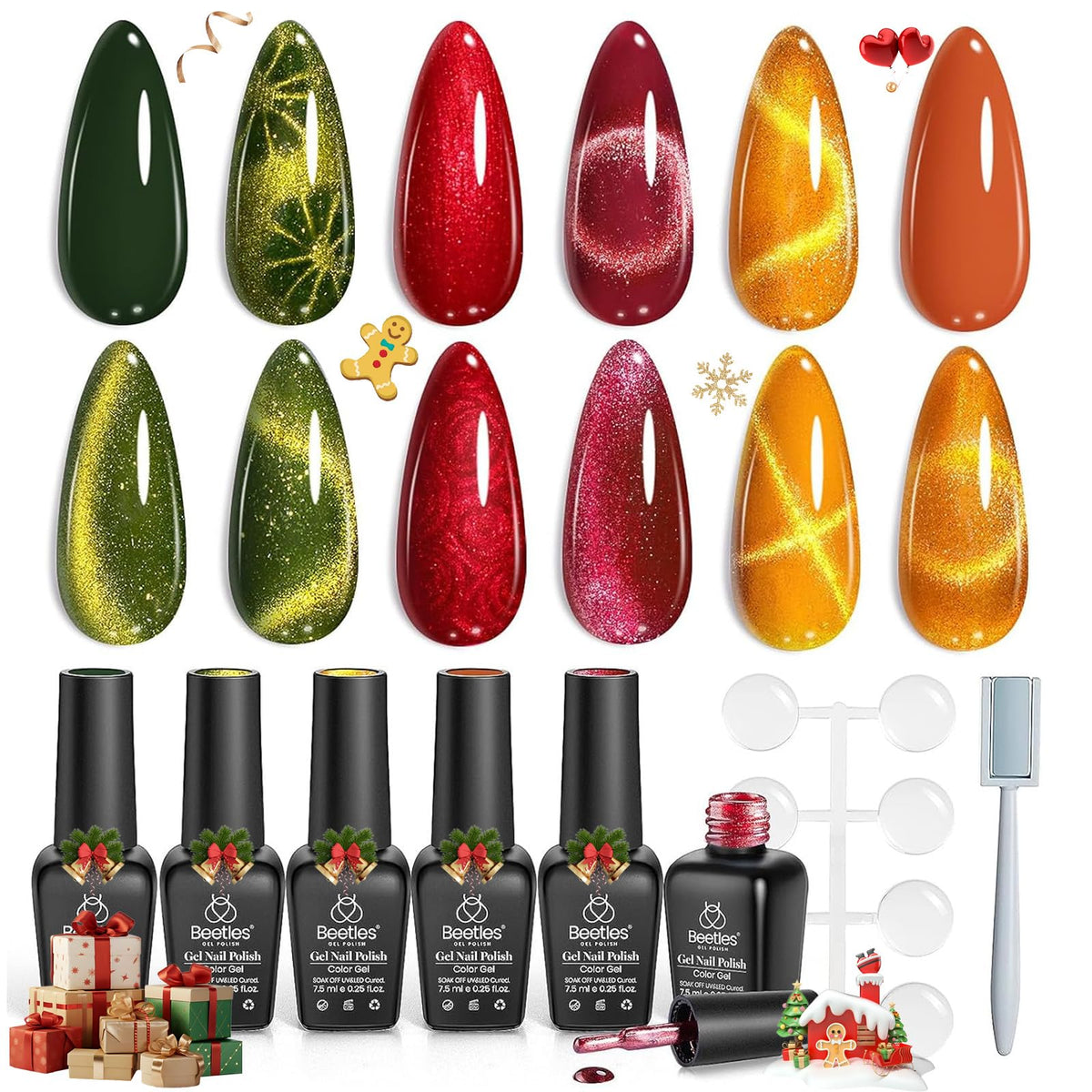 beetles Gel Polish Cat Eye Gel Nail Polish set with all colours