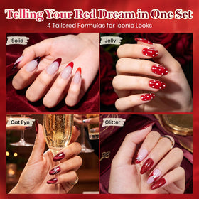 beetles Gel Polish cat eye magnetic effect demonstration