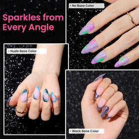 beetles Gel Polish Chameleon Gel Nail Polish applied on nails