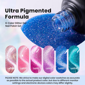 beetles Gel Polish Chameleon Gel shades displayed on a nail palette