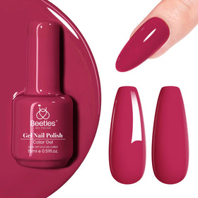 beetles Gel Polish Cherry Mocha 15ML bottle front view