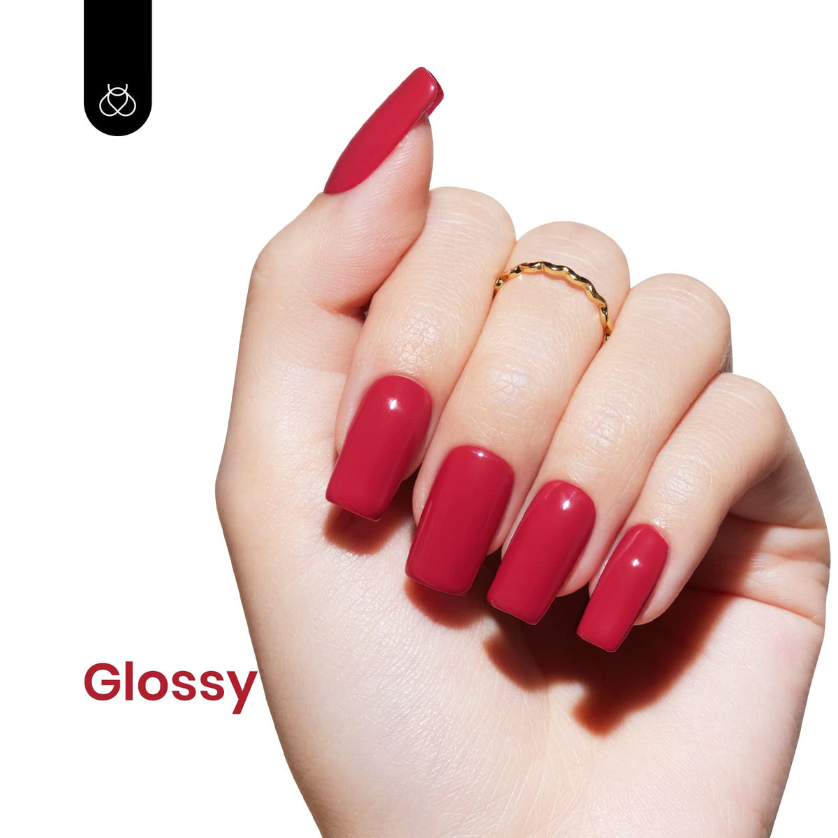 beetles Gel Polish Cherry Mocha 15ML bottle with brush