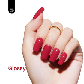 beetles Gel Polish Cherry Mocha 15ML bottle with brush