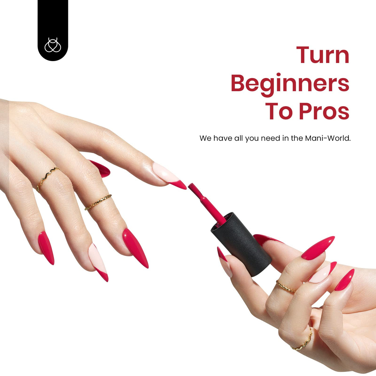 beetles Gel Polish Cherry Mocha 15ML with LED lamp