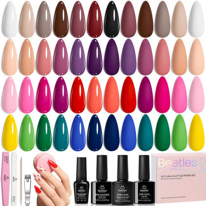 beetles Gel Polish Chic Outfits Collection 25 colours front view