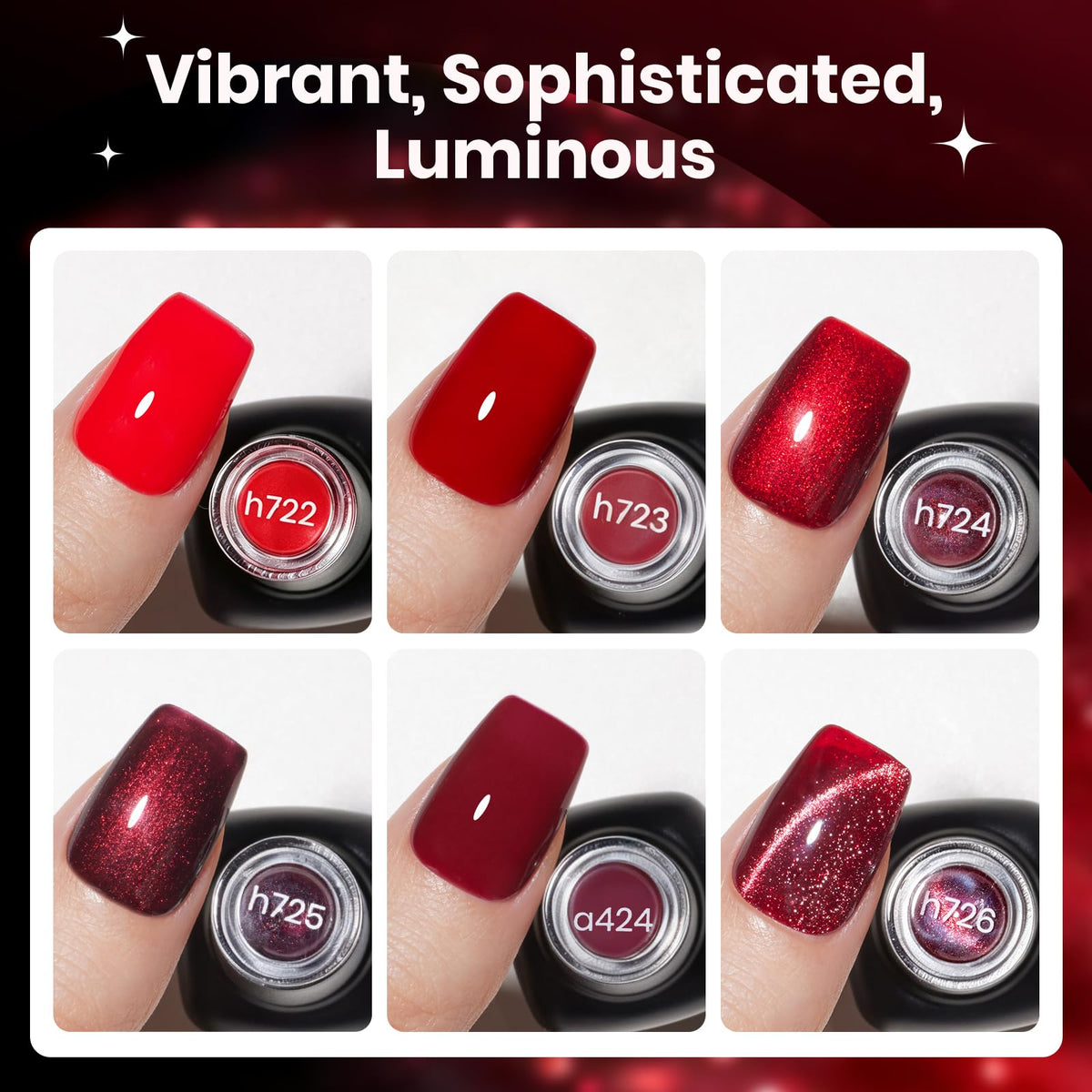 beetles Gel Polish classic deep red gel polish bottle