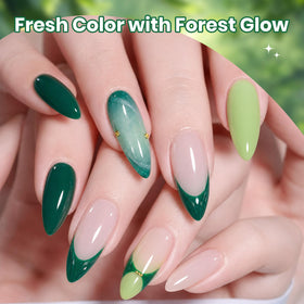 beetles Gel Polish close-up of magnetic cat-eye effect
