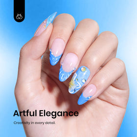 beetles Gel Polish Coastal Holiday Bliss 15ML bottle side view