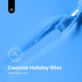 beetles Gel Polish Coastal Holiday Bliss 15ML bottle with brush